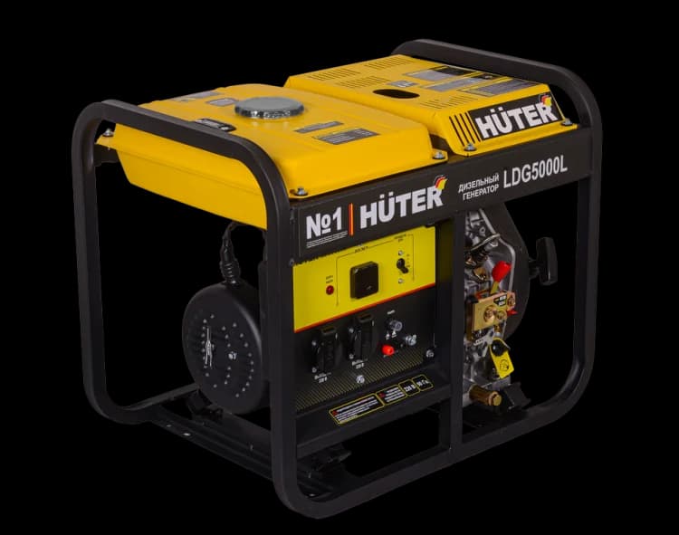 Дизельный генератор Huter LDG 5000L