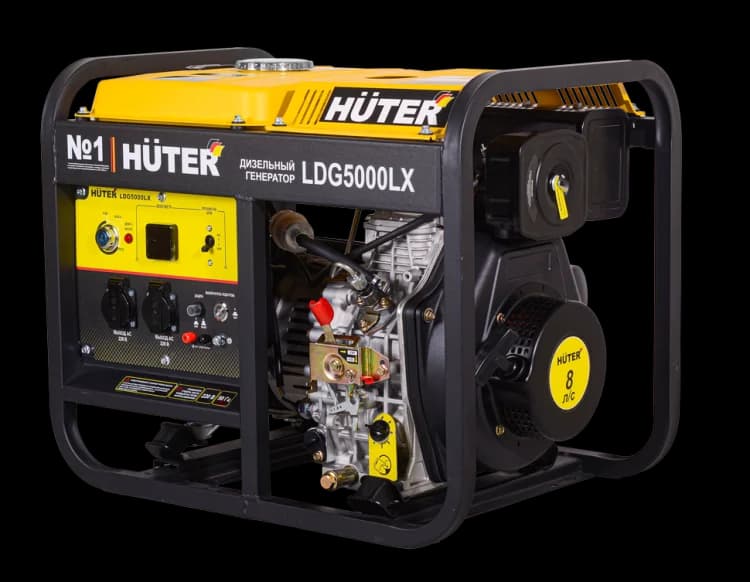 Дизельный генератор Huter LDG 5000LX